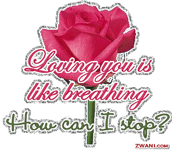Loving you is like breathing, how can I stop?