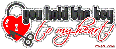 you hold the key to my heart
