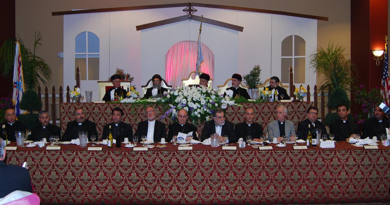 Assyrian Rabbi Khashah at Mar Addai 60th anniversary in Turlock, California, 28 June 2009